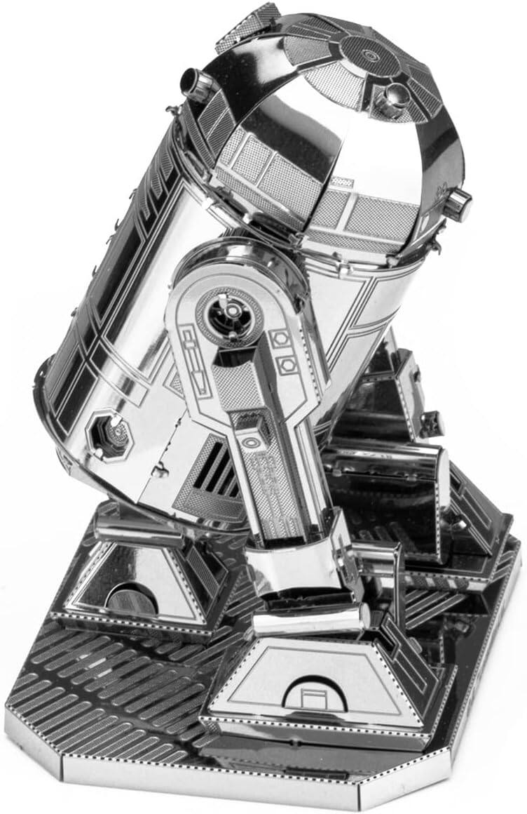 Alt View 2. Metal Earth - Fascinations Metal Earth Star Wars R2D2 3D Metal Model Kit - Silver.