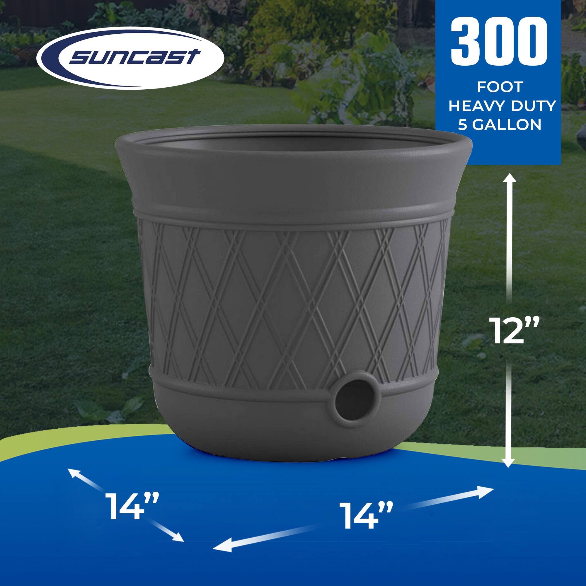 Suncast 300 Foot Heavy Duty 5 Gallon 12" 14" 14"