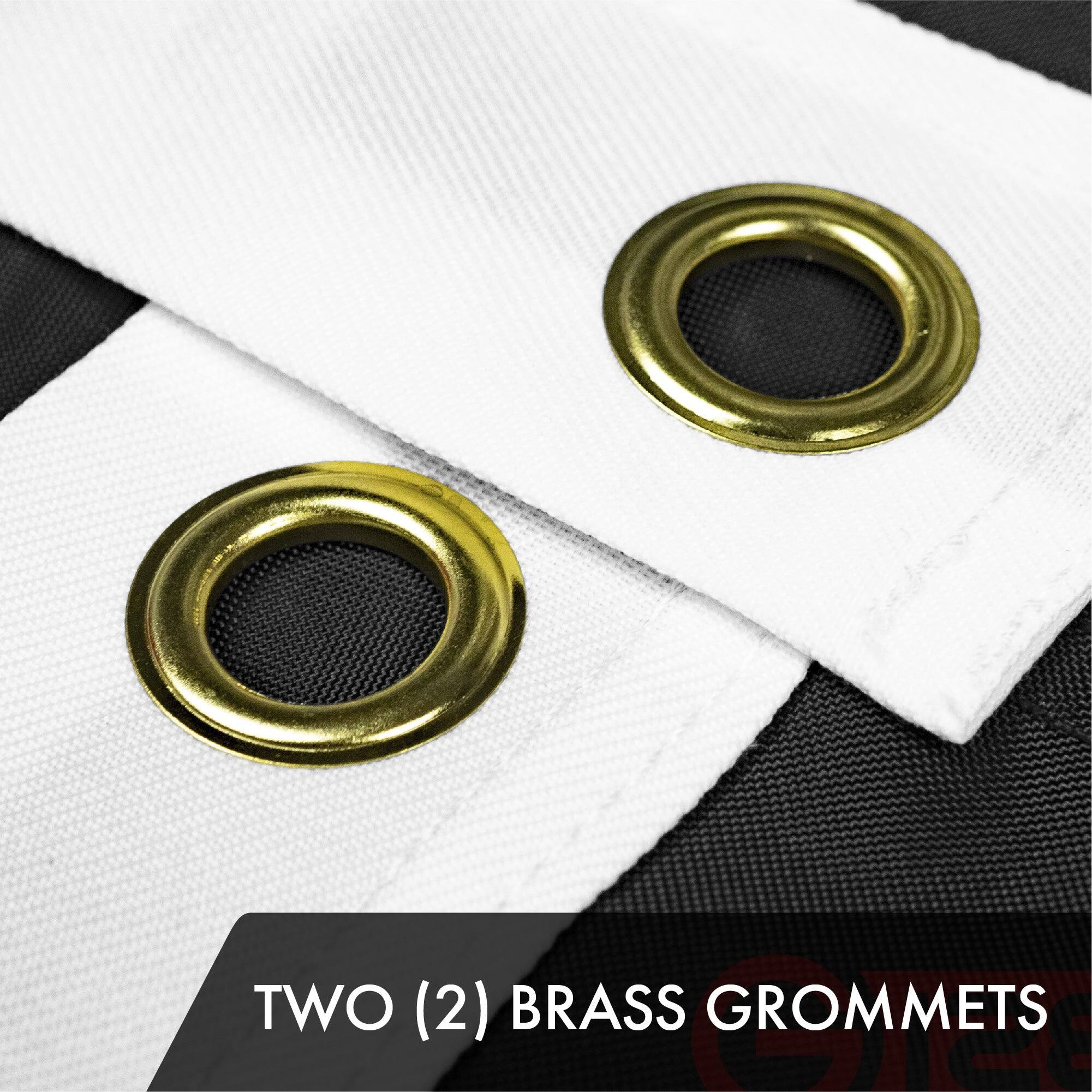 TWO (2) BRASS GROMMETS