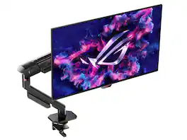 ASUS - ROG Ergo Monitor Arm - Adjustable Mount with Cable Management, Ergonomic, Swivel, 39"/23lbs, VESA 100x100 - Black