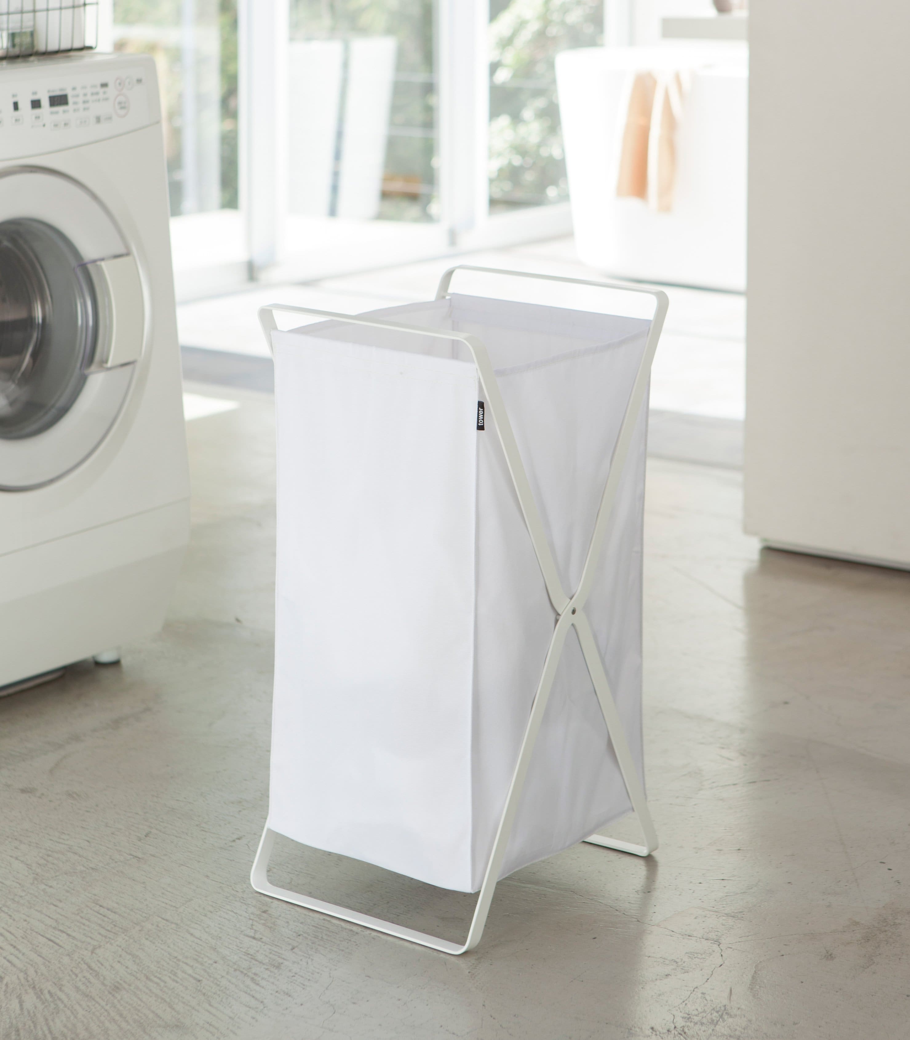 Yamazaki Home - Laundry Hamper - White