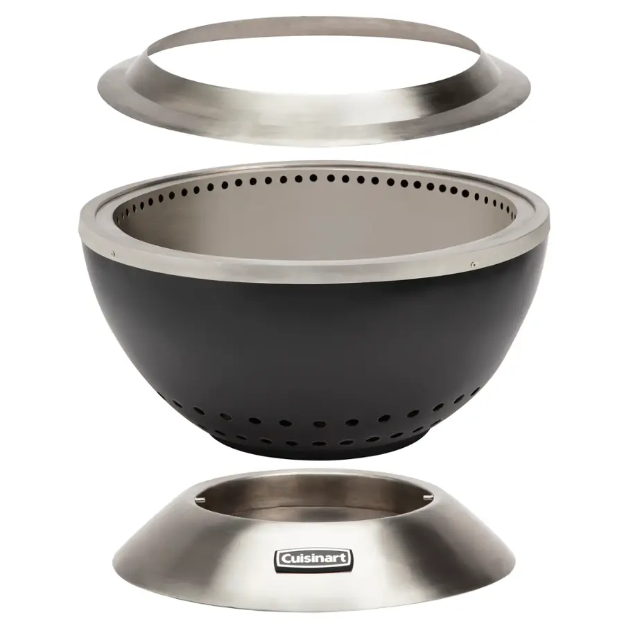 Alt View 18. Cuisinart - 24” Cleanburn Smokeless Fire Pit - Black.