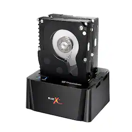 Thermaltake - BlacX Duet ST0014U-D SATA III USB 3.0 HDD Docking Station - Black