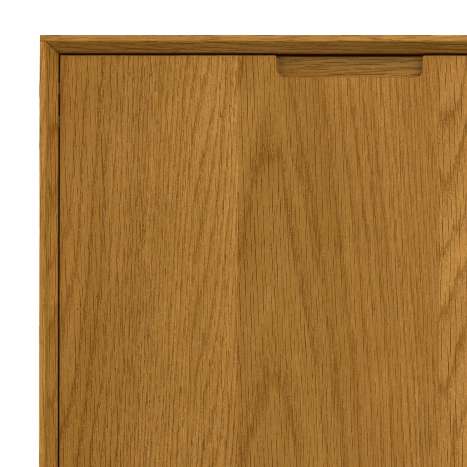 Alt View 7. Simpli Home - Banting 3 Door Sideboard Buffet in Natural Oak - Natural Oak.