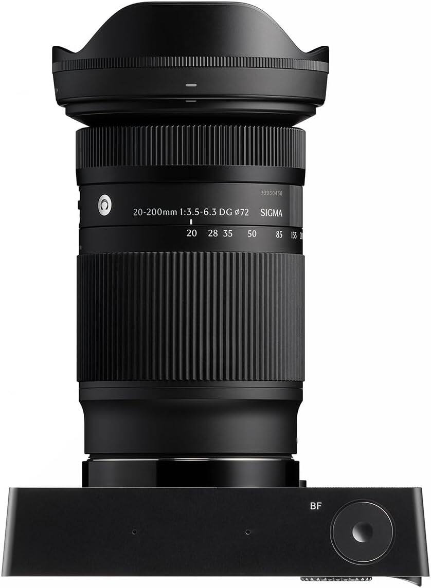 99930430  
20-200mm 1:3.5-6.3 DG 72  
SIGMA  
20 28 35 50 85 155  
BF M