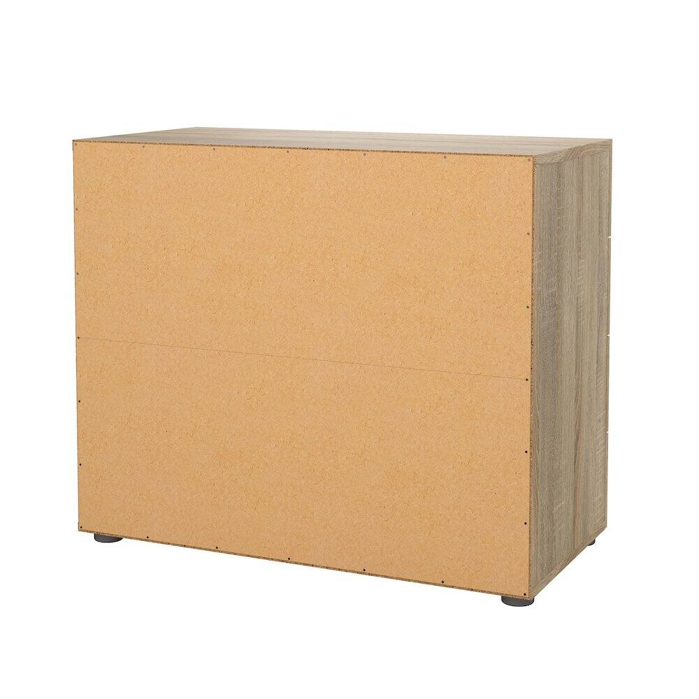 Alt View 2. Tvilum - Austin 4 Drawer Chest, Oak Structure - Brown.