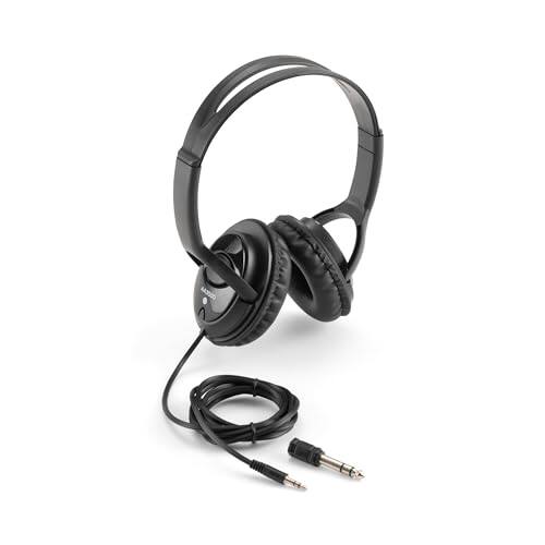 Alt View 7. On Stage Stands - On-Stage AA3500 Wired Closed-Back Accurate Audio Headphones, Black - Black.
