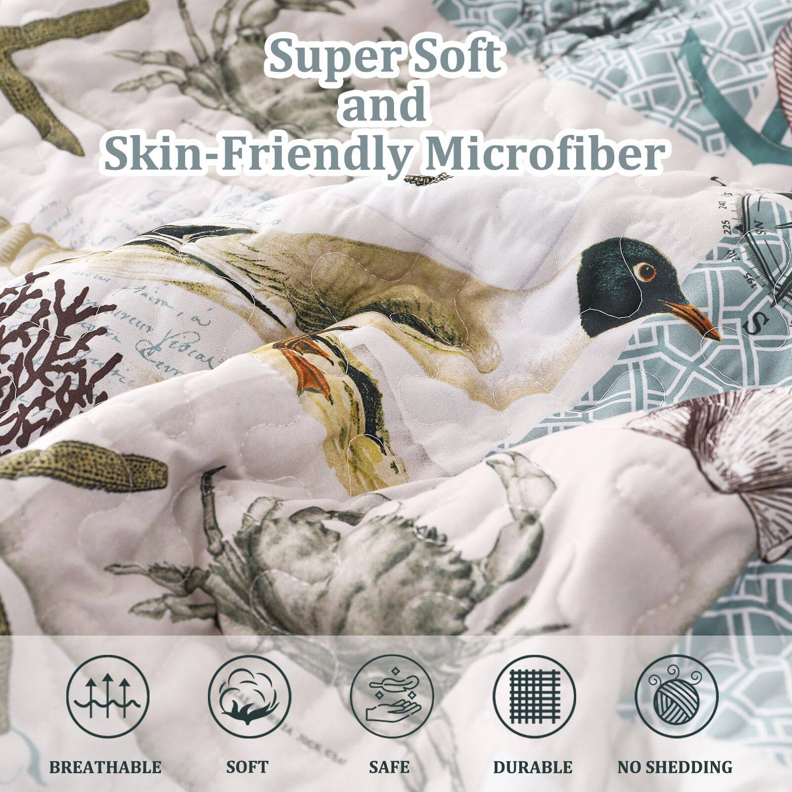 Super Soft and Skin-Friendly Microfiber

BREATHABLE  
SOFT  
SAFE  
DURABLE  
NO SHEDDING