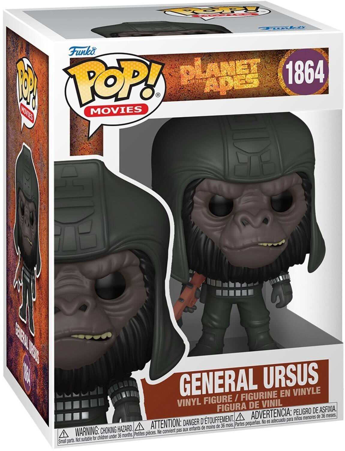 Funko Pop! Movies 1864 A General Ursus figurine en vinyle figure / figurine en vinyl figura de vinil peligro de asfixia. Danger d'etouffement. Advertencia: para ninos menores de 36 meses. Danger d pequeias. No es adecuado. Attention: aux enfants de moins de 36 mois. Warning: choking hazard. Partes pequeñas. Not suitable for children under 36 months. Small parts.