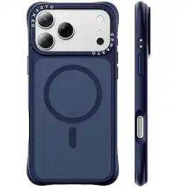 Ornarto - for iPhone 18 Pro Max Case 6.9", Slim Shockproof Translucent Matte Phone Case with MagSafe - Navy Blue