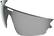 Front. Oakley Meta - Vanguard Replacement Lens - Prizm Black.