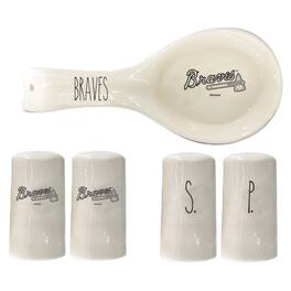 The Memory Company - Atlanta Braves 3-Piece Artisan Kitchen Gift Set - Multicolor