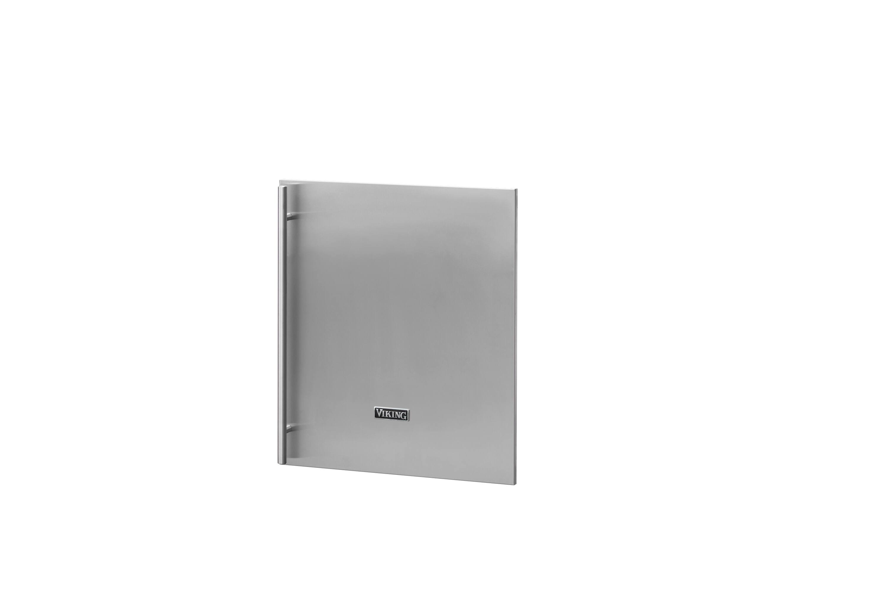 Alt View 1. Viking - 24" W. Classic Door Panel for Undercounter Beverage Center, Stainless Steel for ADA FRUI3242DL(R)ADA - Stainless.