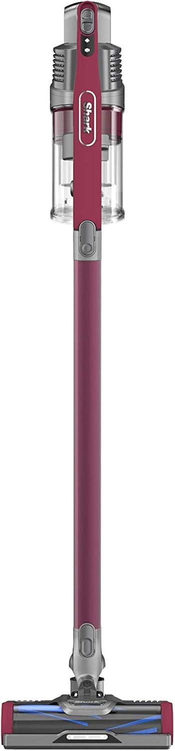 Front. Shark - Shark IZ362H Anti-Allergen Cordless Lightweight Stick Vacuum (Red).