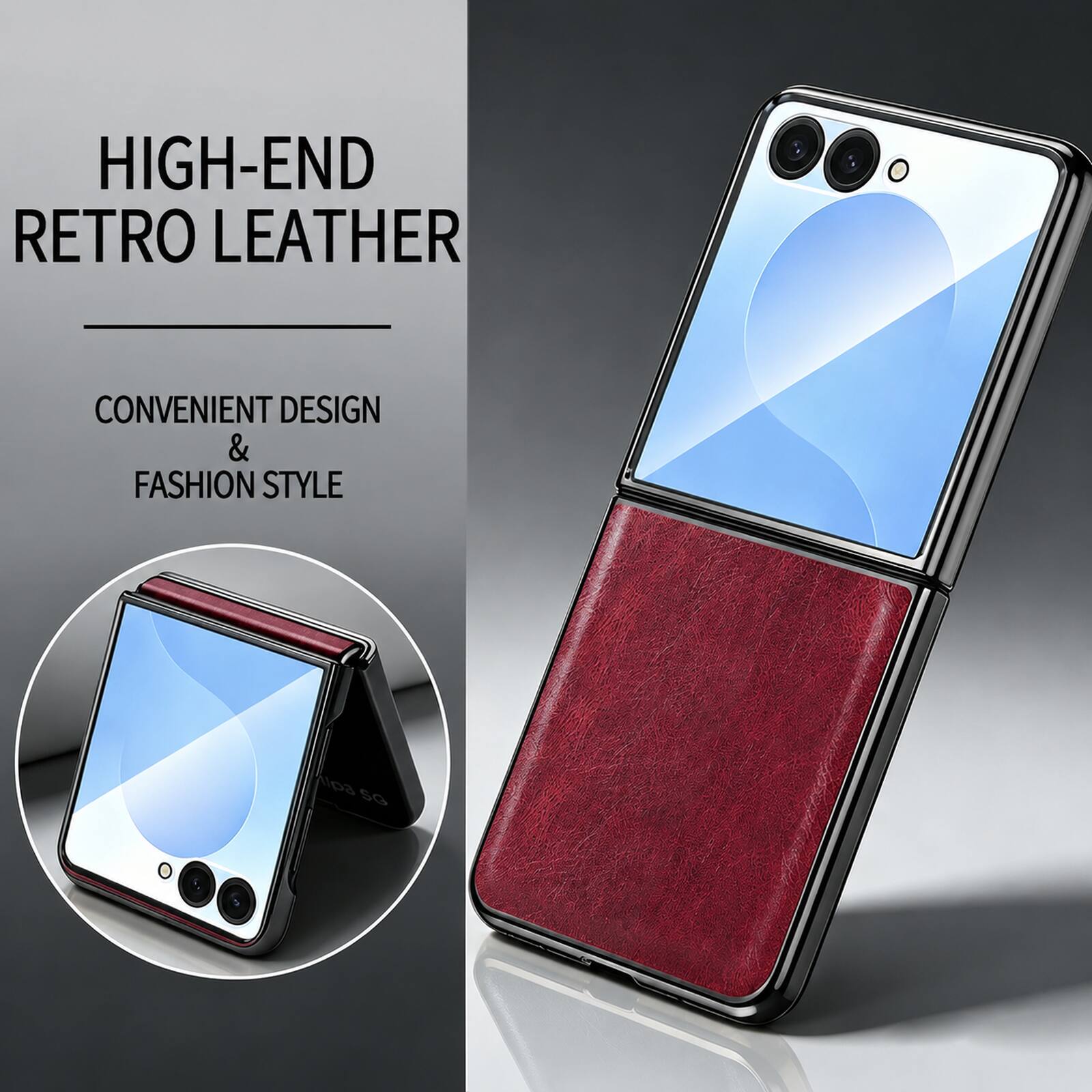 HIGH-END RETRO LEATHER  
CONVENIENT DESIGN & FASHION STYLE  
Alpa SG