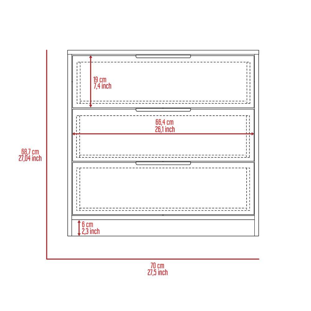19 cm  
7.4 inch  

66.4 cm  
26.1 inch  

6 cm  
2.3 inch  

70 cm  
27.5 inch  

68.7 cm  
27.04 inch