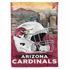 Logo Brands - Arizona Cardinals 66" x 90" City Sketch Blanket - Multicolor