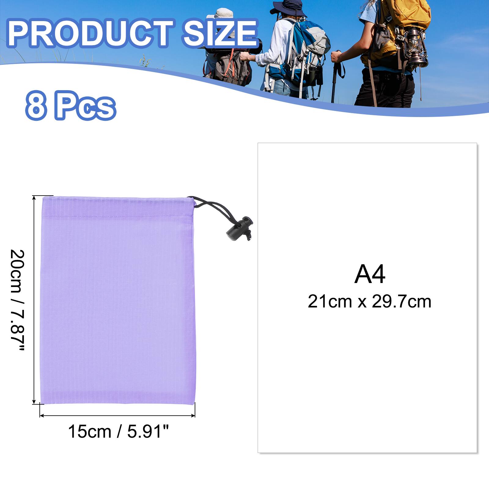 PRODUCT SIZE

8 Pcs

20cm / 7.87" x 15cm / 5.91"

A4

21cm x 29.7cm