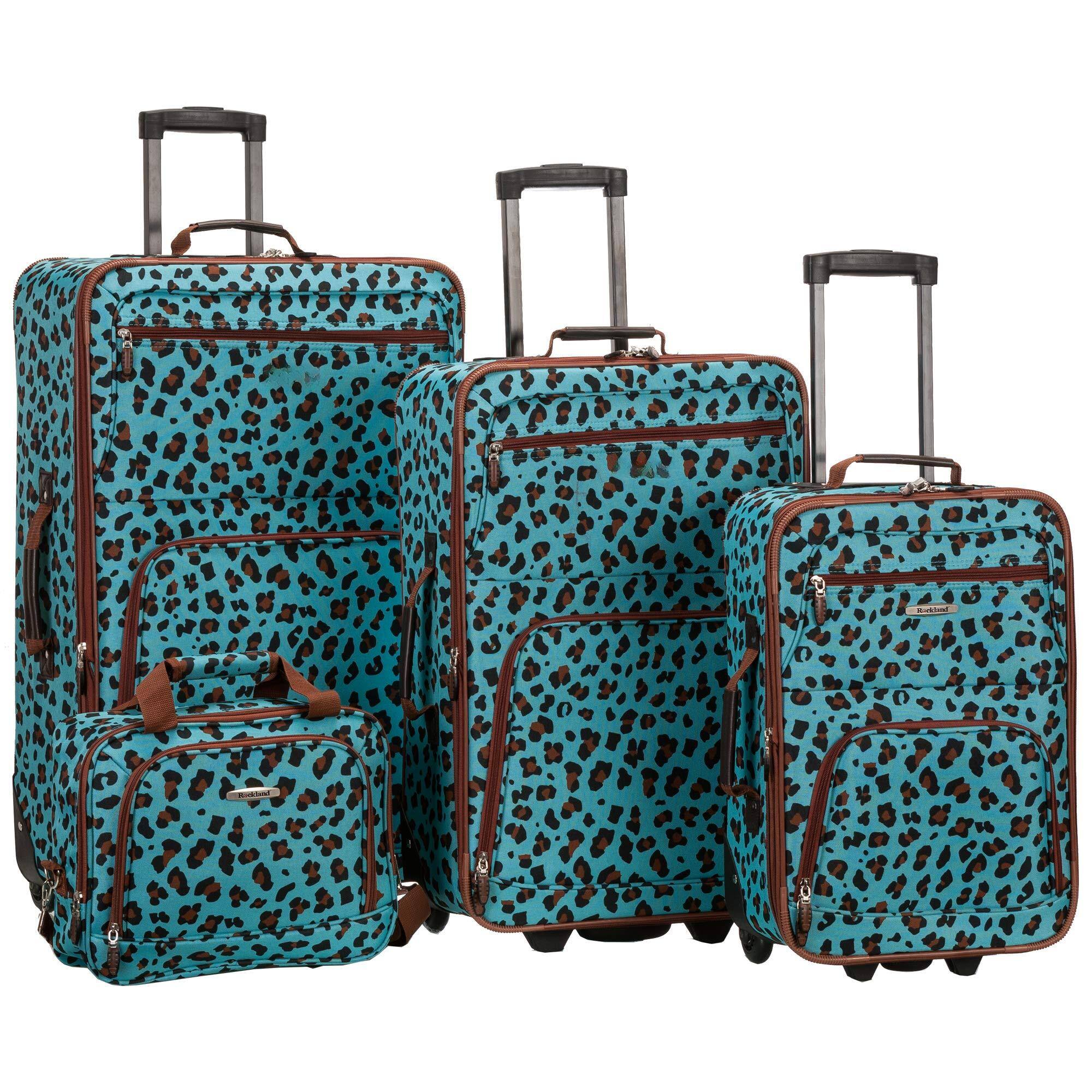 Blue Leopard 4-Piece Set (14/29/24/28)
