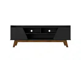 Manhattan Comfort - Marcus Mid-Century Modern 63" TV Stand - Black