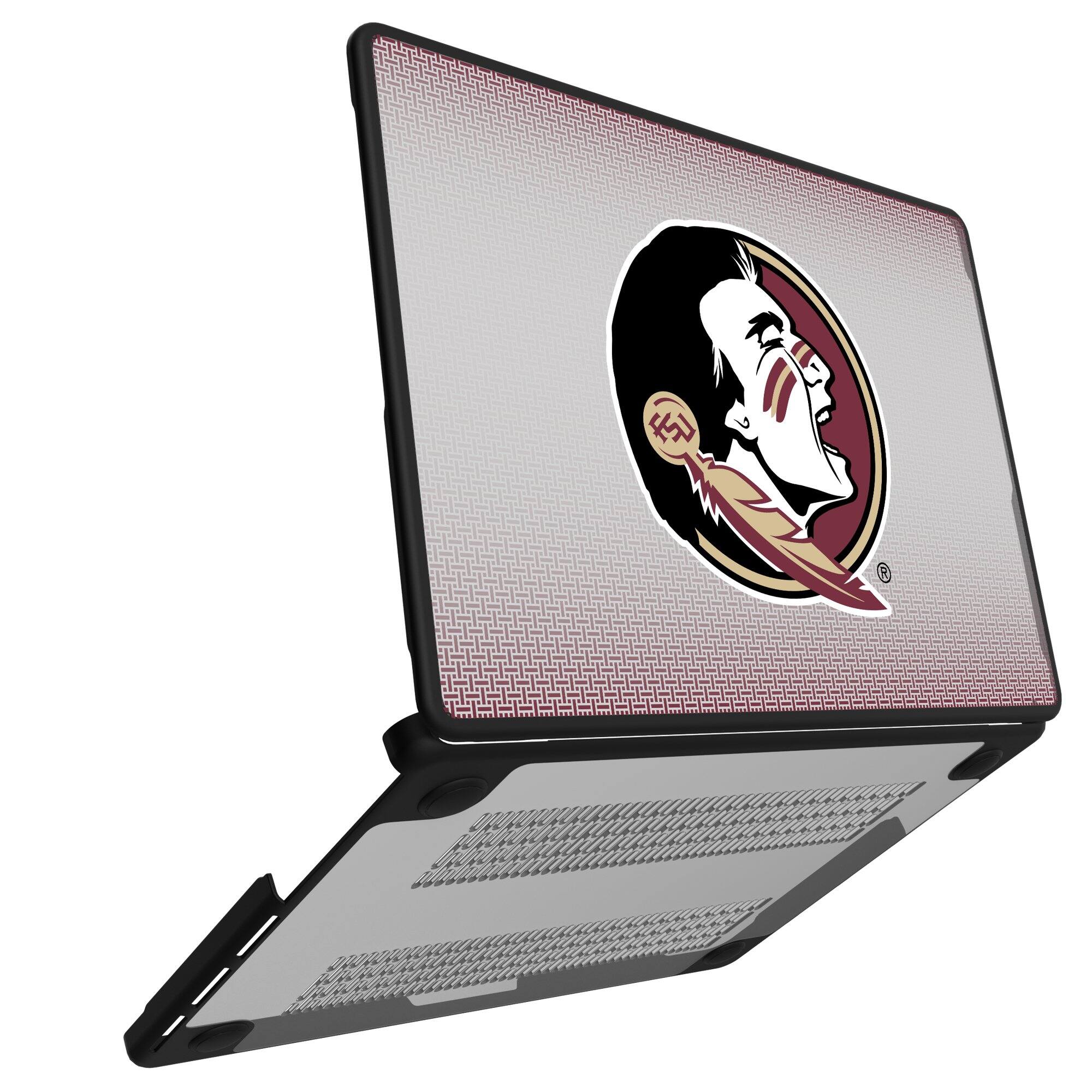 Alt View 1. Keyscaper - Florida State Seminoles Linen MacBook Case - Pro 16 in - Multicolor.