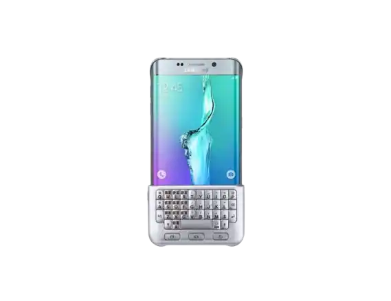 Samsung Galaxy S6 edge + Keyboard Cover I Color: Silver sliver EJ ...