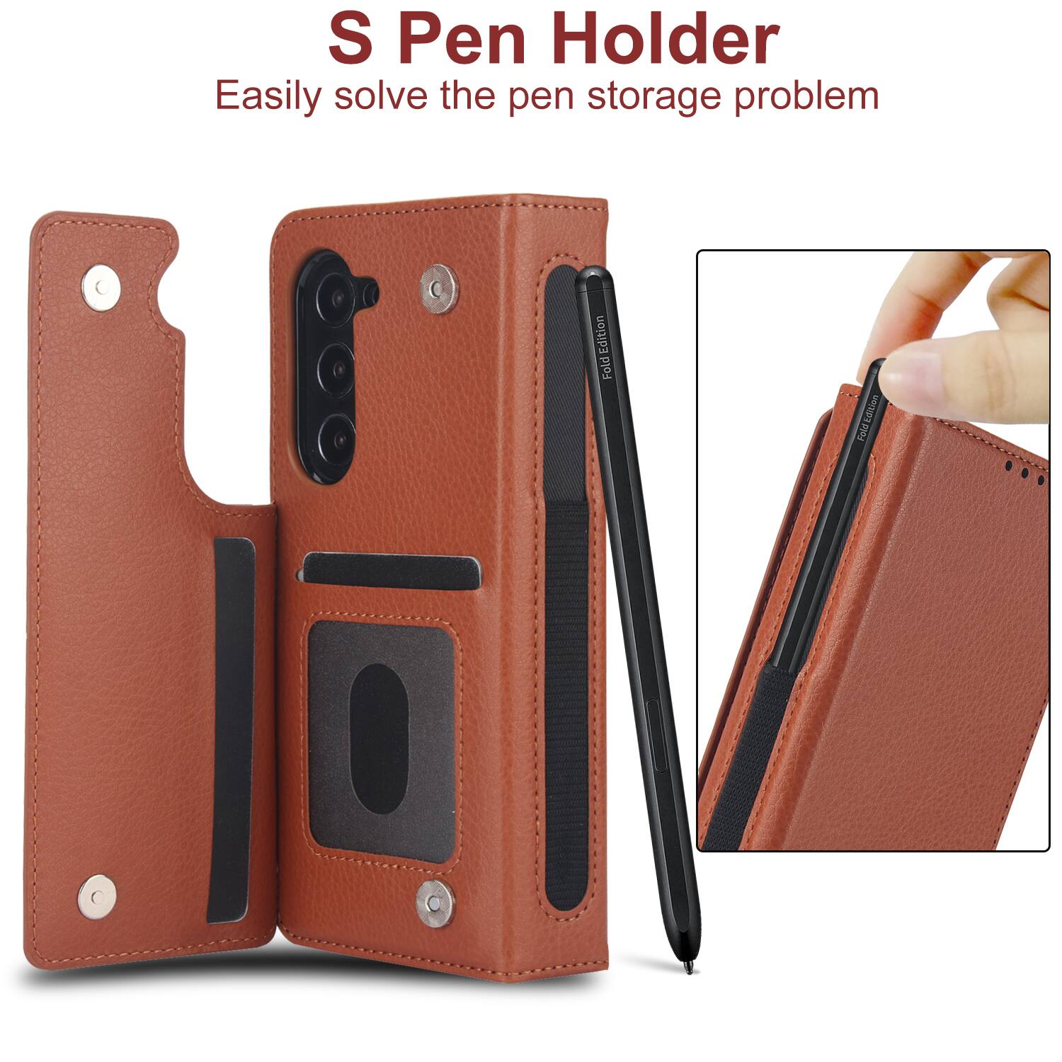S Pen Holder  
Easily solve the pen storage problem