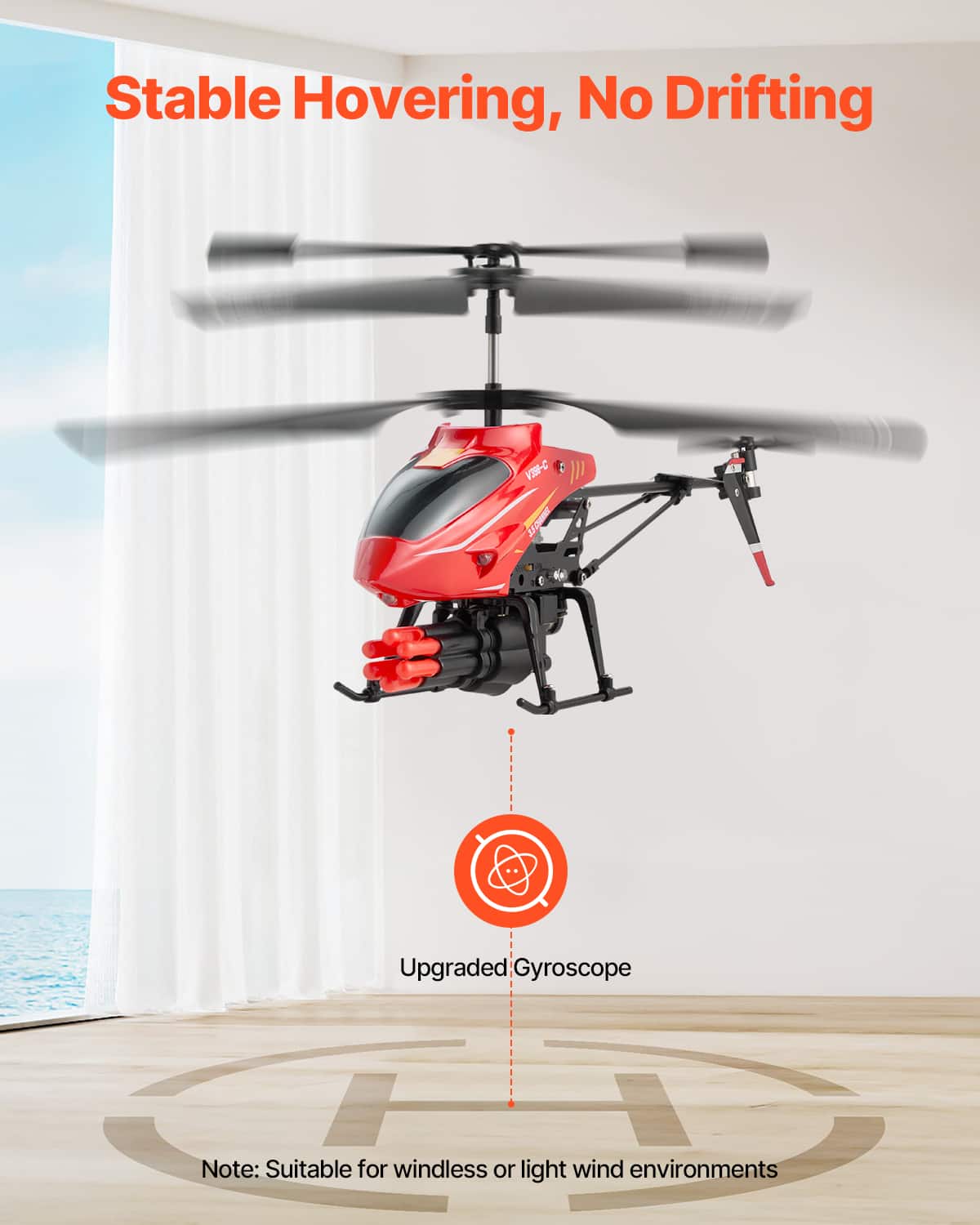VEVOR RC Helicopter, 2.4GHz Flying Remote Control Helicopter with