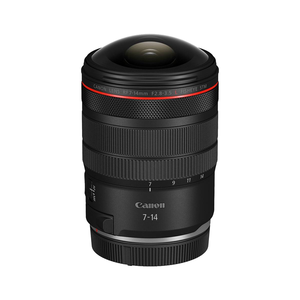 Bundle Canon RF 7 14mm f/2.8 3.5 L Fisheye STM Lens, with Slinger Soft ...