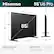 Hisense 85" U6 Pro
- Width (W): 74.4"
- Depth (D): 2.6"
- Height (H): 42.8"
- Height with stand (H): 44.7"
- Width with stand (W): 58.5"
- Depth with stand (D): 16.9"
- VESA Wall Mount Size: 600x400 mm (M6)
- Product Weight:
- With stand: 69.4 lbs
- Without stand: 68.3 lbs