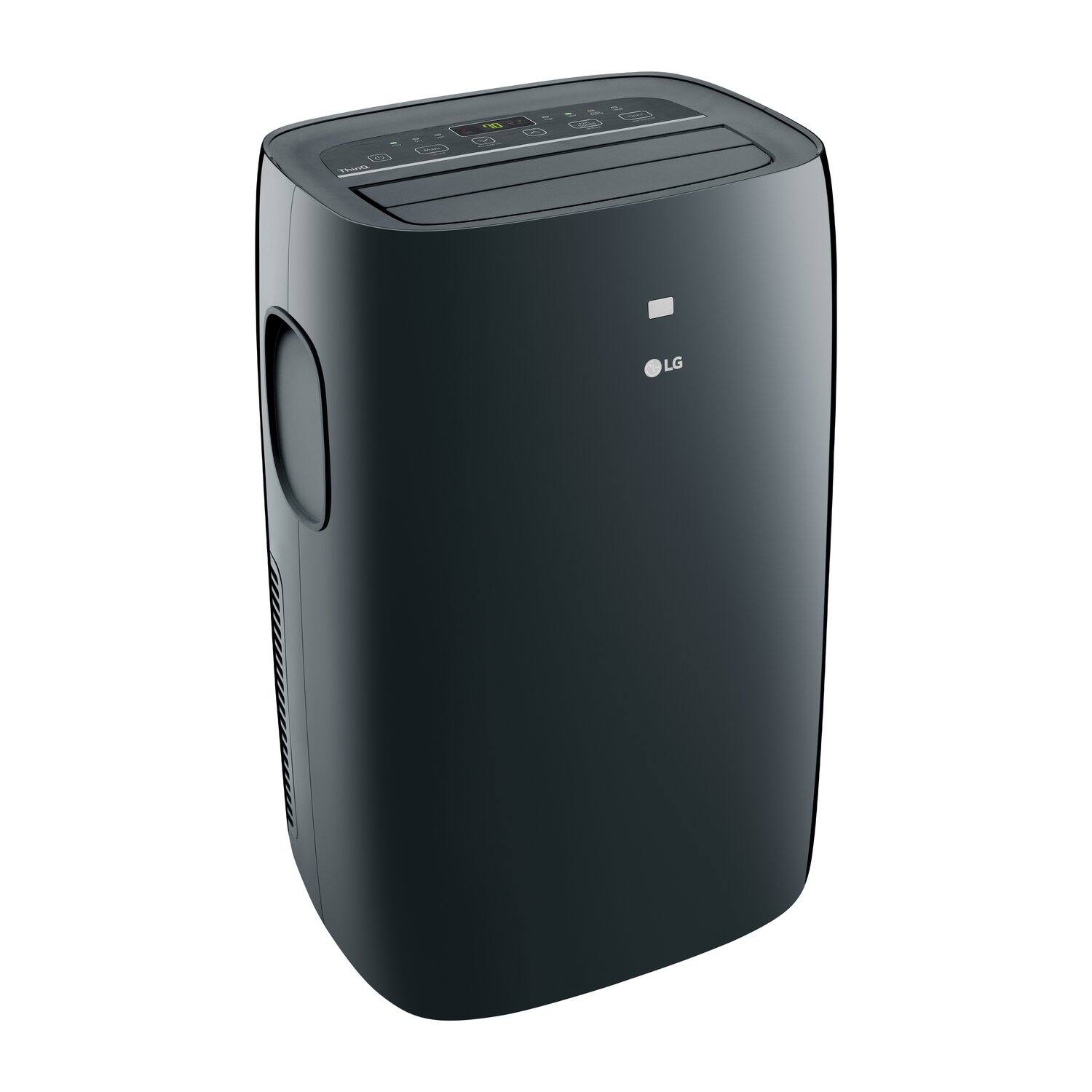 Alt View 1. LG - 350 Sq. Ft. 8,000 BTU DOE Smart Portable Air Conditioner - Black.
