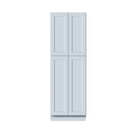 Boyel Living - Pantry Cabinets 90.Wx27in.H Ready to Assemble Kitchen Cabinets 4Doors HDF Door - DOVE GRAY