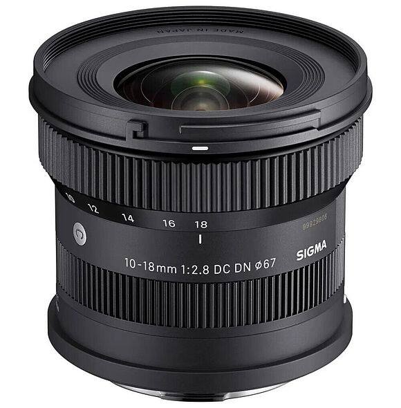 JADAN NT MADE  
10 12 14 99929805 16 18  
SIGMA  
10-18mm 1:2.8 DC DN Ø67