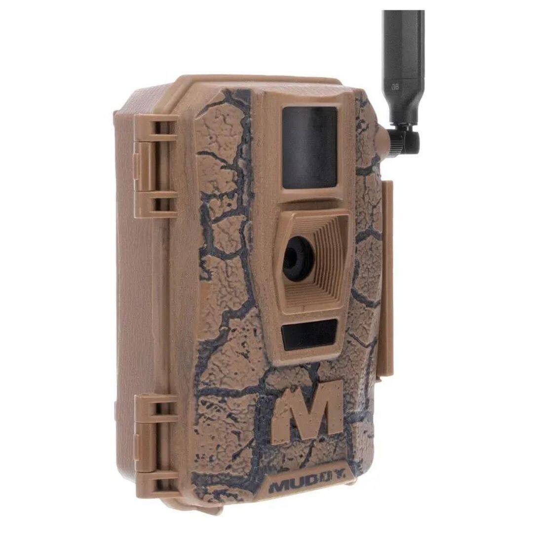 Back. Muddy - Muddy Mitigator Cellular Camera  24Mp  On-Demand Photo Dual Network with Camera Holder 32GB Memory Card and Card Reader.