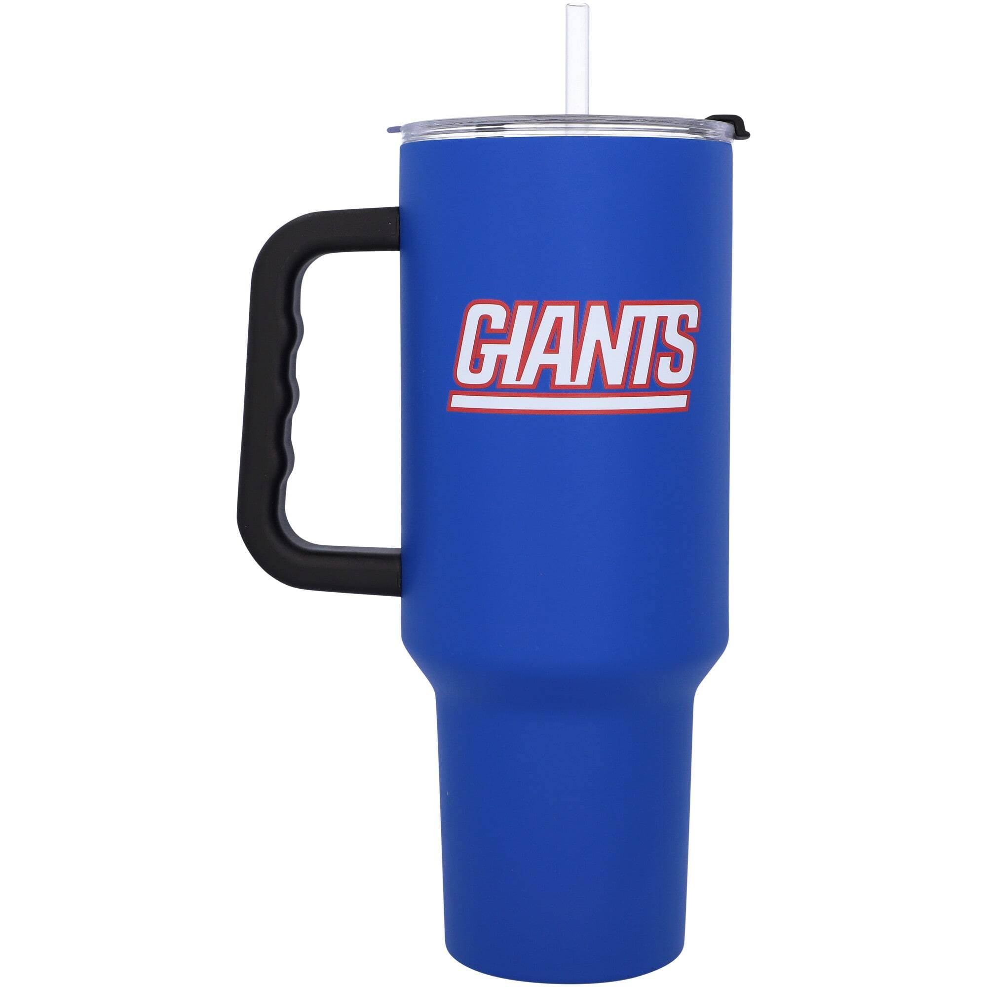 Alt View 1. Logo Brands - New York Giants 40oz. Travel Tumbler with Handle - Multicolor.