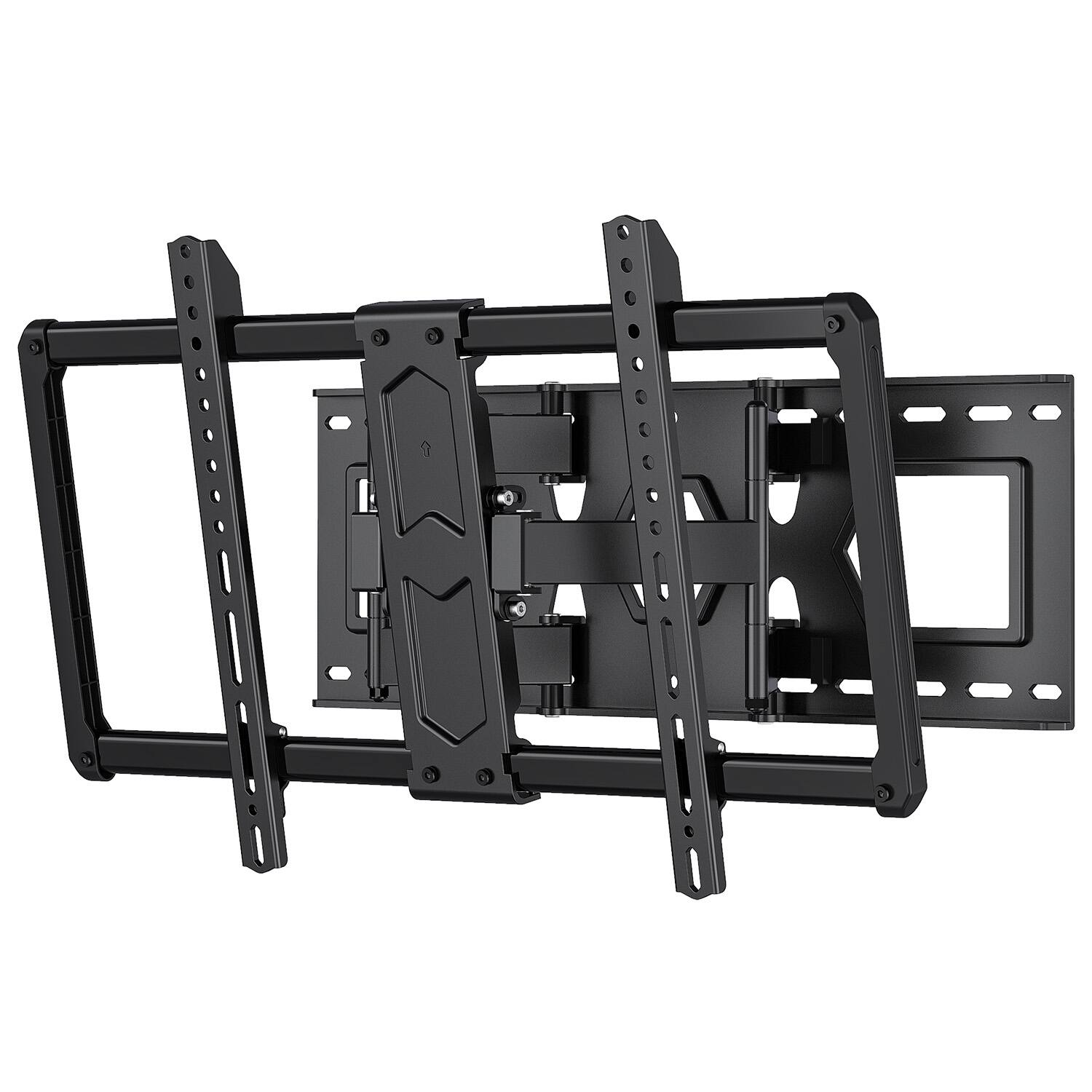 Front. X-assembly - Ultra Slim Full Motion TV Wall Mount for 37-90 inch,Max VESA 600x400mm,Fits 8/16/24 Studs - Black.
