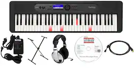 Casio - LKS450 EPA Pack with Stand, Adapter, Headphones, and Software