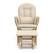 Left. Storkcraft - Hoop Glider and Ottoman - Natural/Beige.
