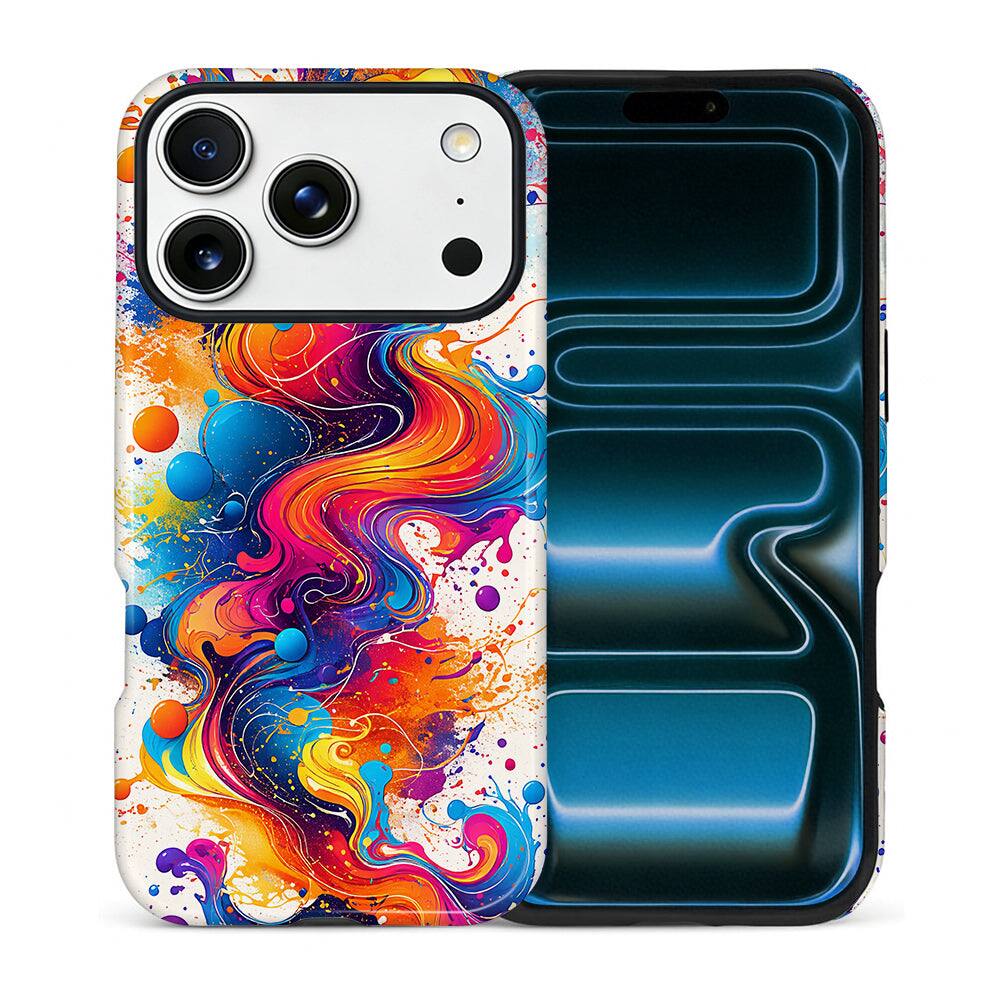 BUBM - Smartphone Case for iPhone - 2-Layer Durable Smartphone Protection Case - Hue Motion - Hue Motion for iPhone 17 Pro