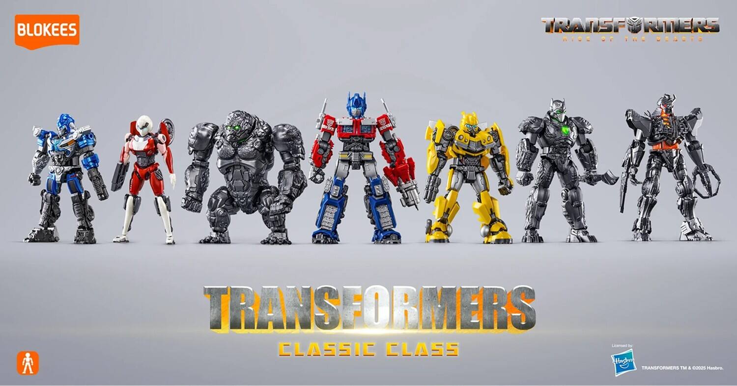 BLOKEES TRANSFORMERS RISE OF THE BEASTS TRANSFORMERS Licensed by CLASSIC CLASS Hasbro.