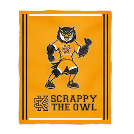 Vive La Fete - Kennesaw State Owls 36'' x 48'' Big Mascot Blanket - Gold