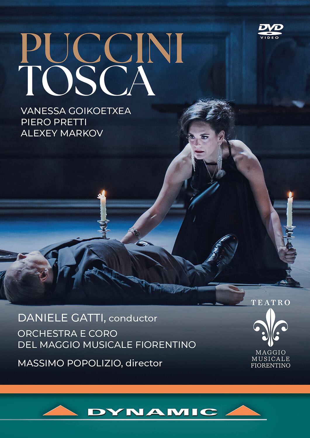 Front. Massimo Popolizio - Puccini: Tosca   - DVD.