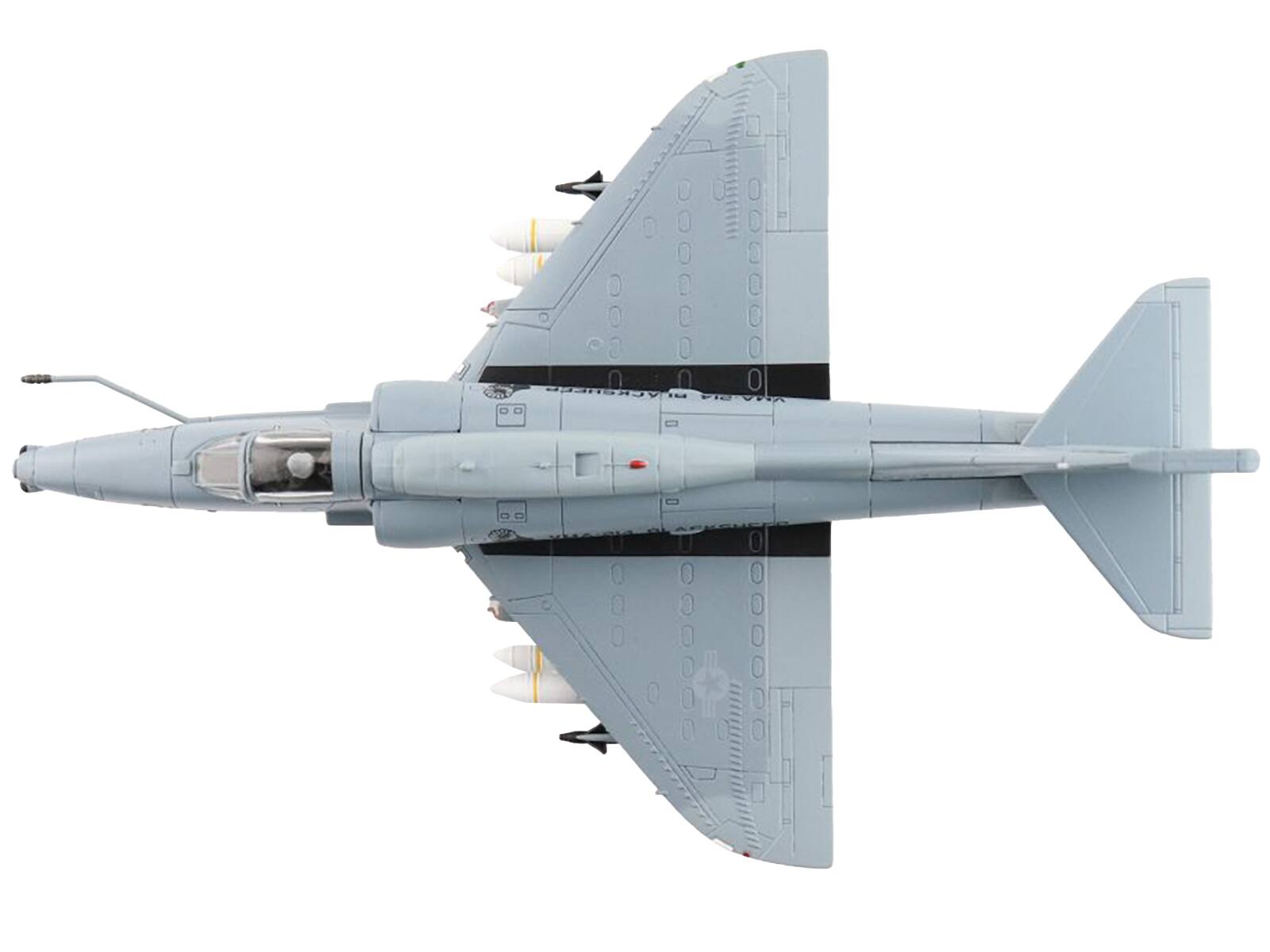 Back. Hobby Master - Douglas A-4M Skyhawk Aircraft "VMA-214 Blacksheep" (1989) United States Marines "Air Power Series" 1/72 - Gray.