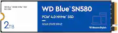 WD Blue™ SN580 NVMe™ SSD
M.2 2280
2TB
PCIe® 4.0 NVMe™ SSD
SOLID STATE DRIVE
Western Digital
