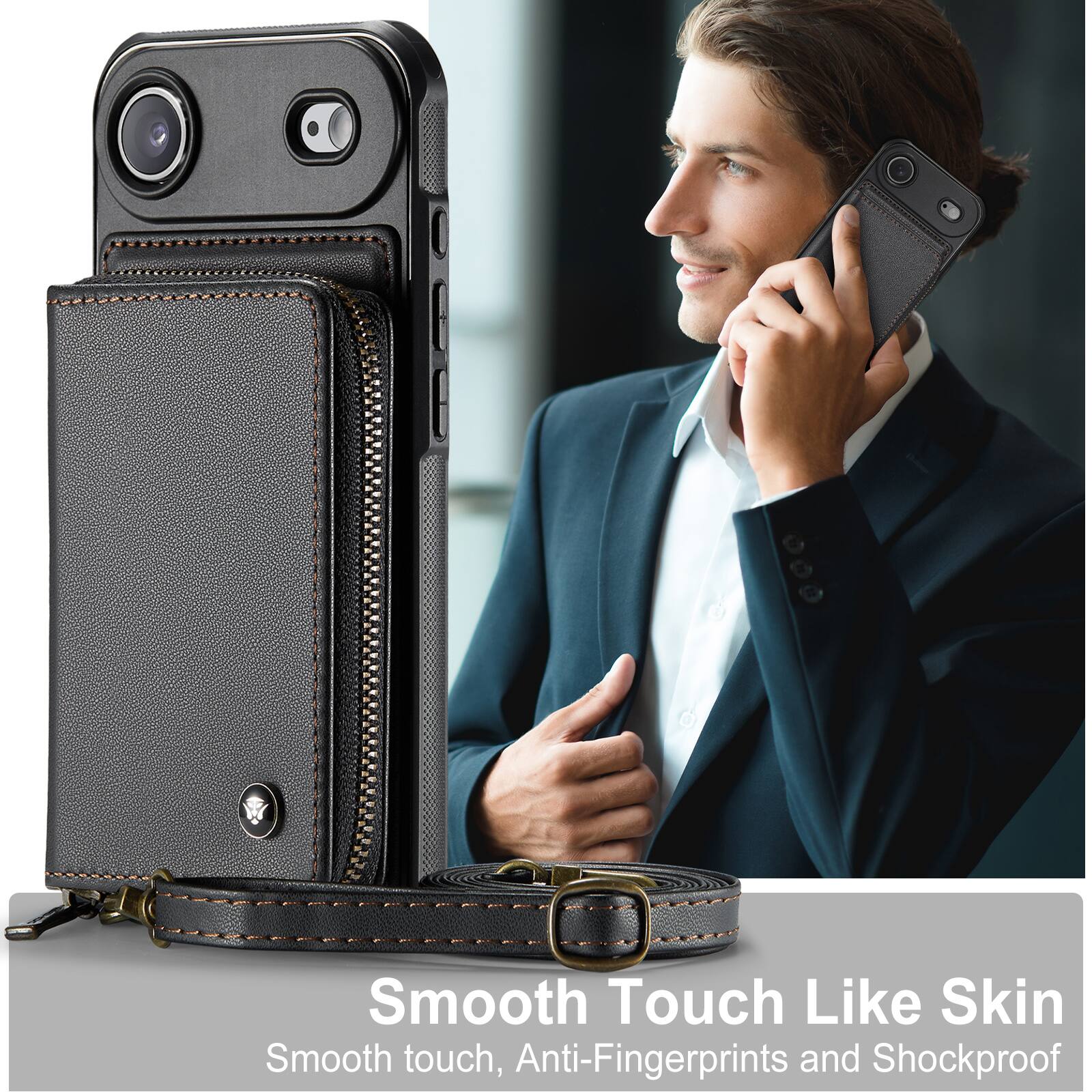Smooth Touch Like Skin  
Smooth touch, Anti-Fingerprints and Shockproof