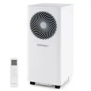 Costway - 8200 BTU Portable Air Conditioner 3-in-1 Floor AC Unit with Fan & Dehumidifier - White