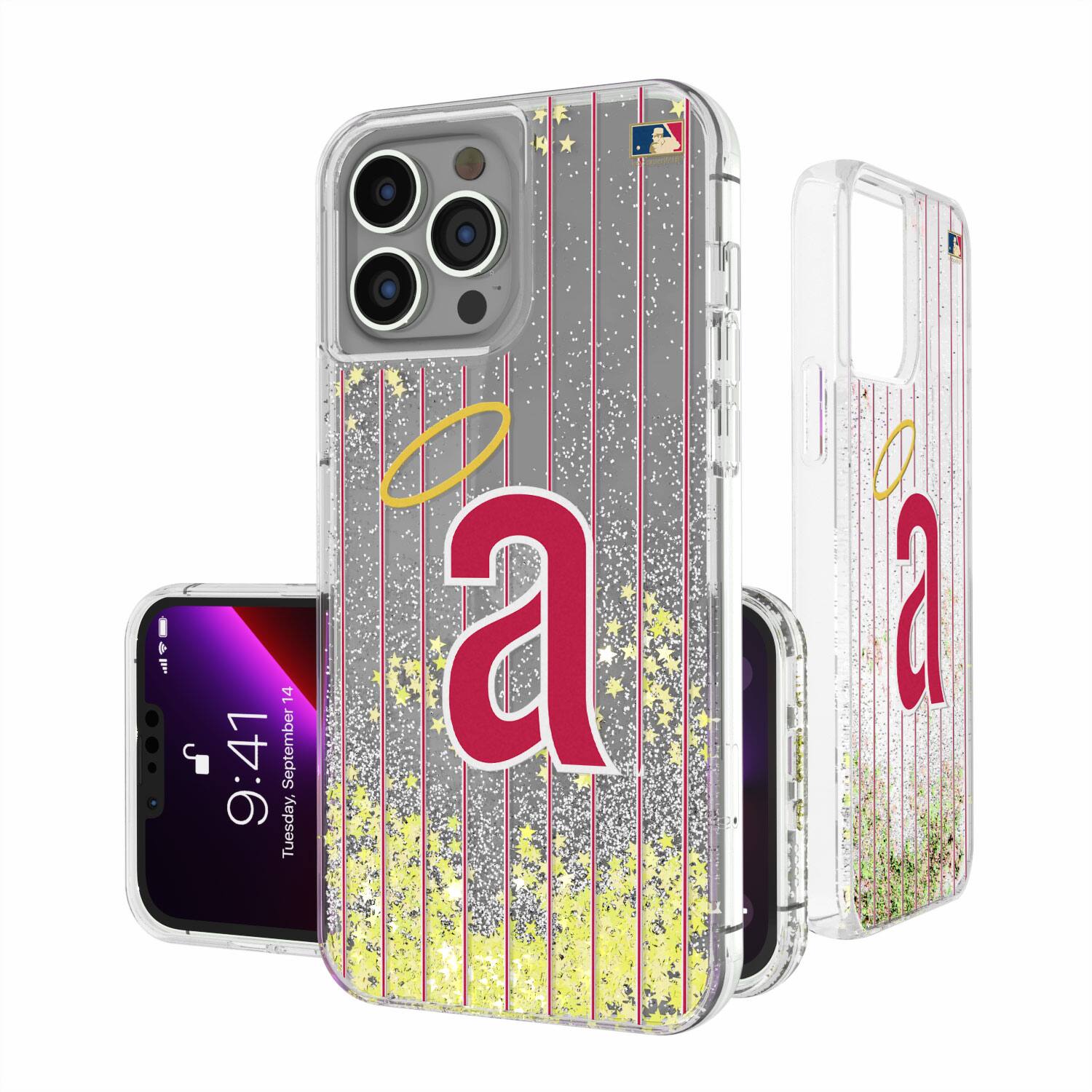 Keyscaper - MLB - Los Angeles Angels 1971 Cooperstown Pinstripe iPhone Glitter Case - 12 Pro Max - Multicolor price history on PriceWatchPro