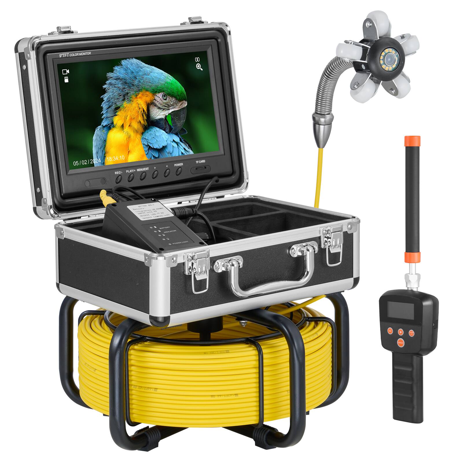 STFT COLOR MONITOR

05/02/2024 18:34:10

RECEIVE PLAY MENU

POWER

TF CARD
