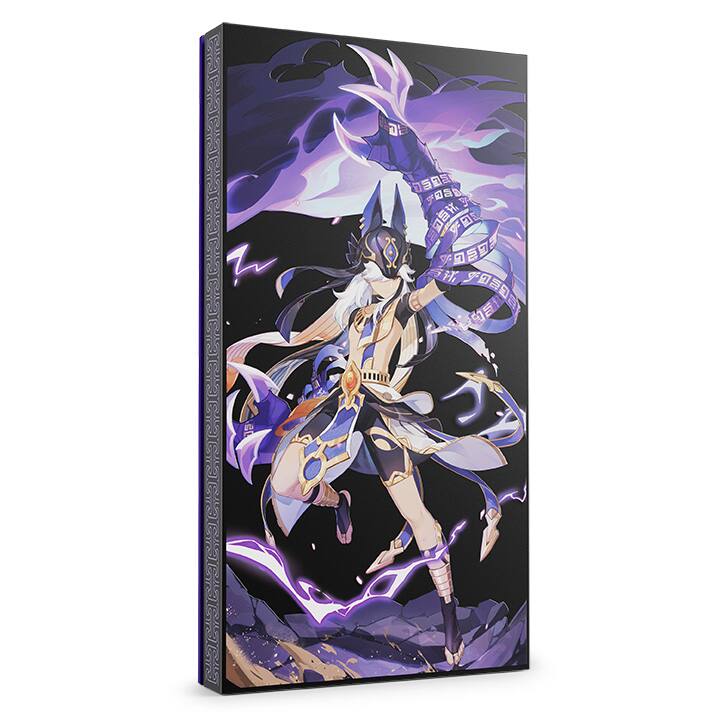 Alt View 1. Seagate - Genshin Impact SE 1TB External Solid State Drive - Purple and Black.