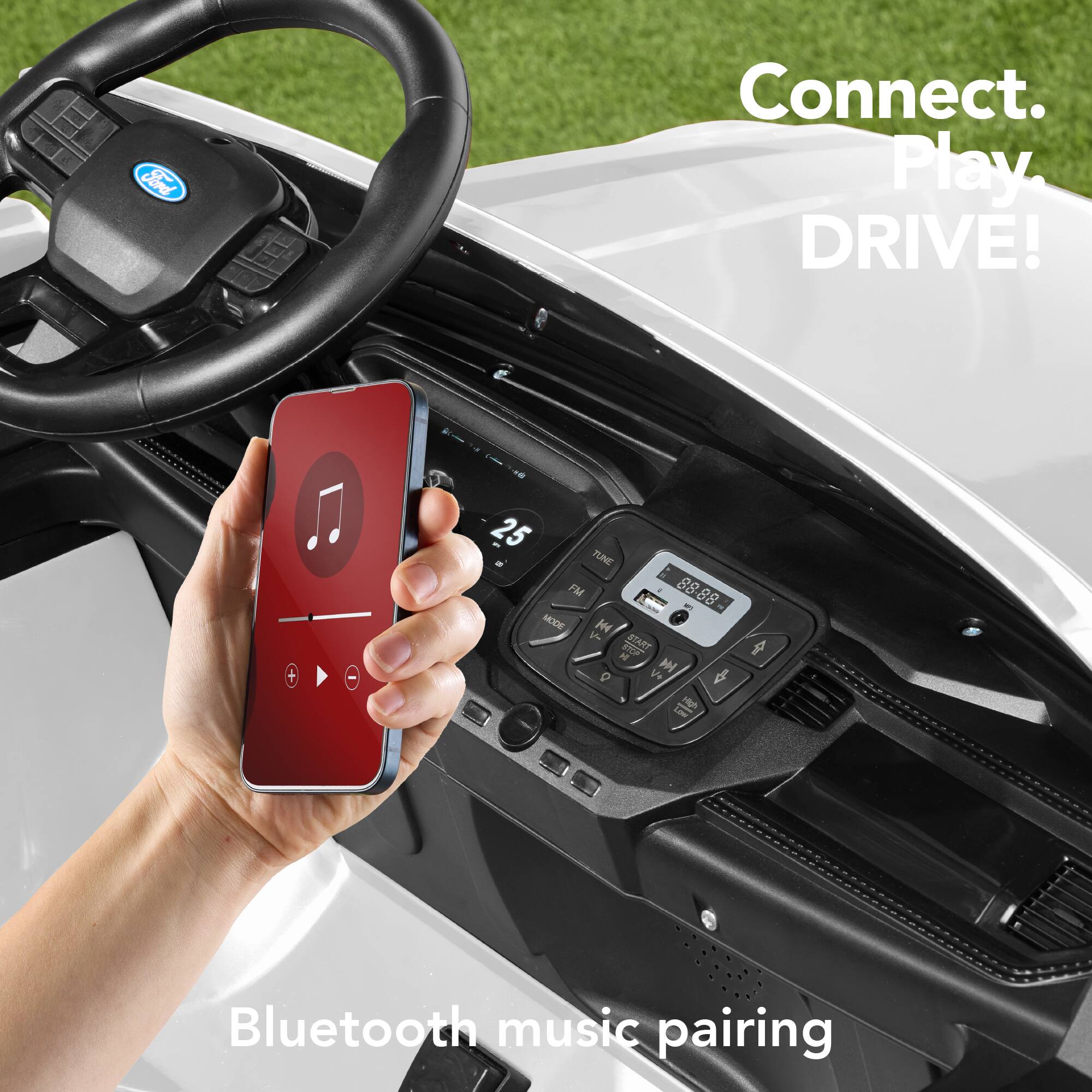 Connect. Play. DRIVE! - 25 - TUNE FM 88.88 - MOD M F START M BIOS V 0 Tor Hph Bluetooth music pairing